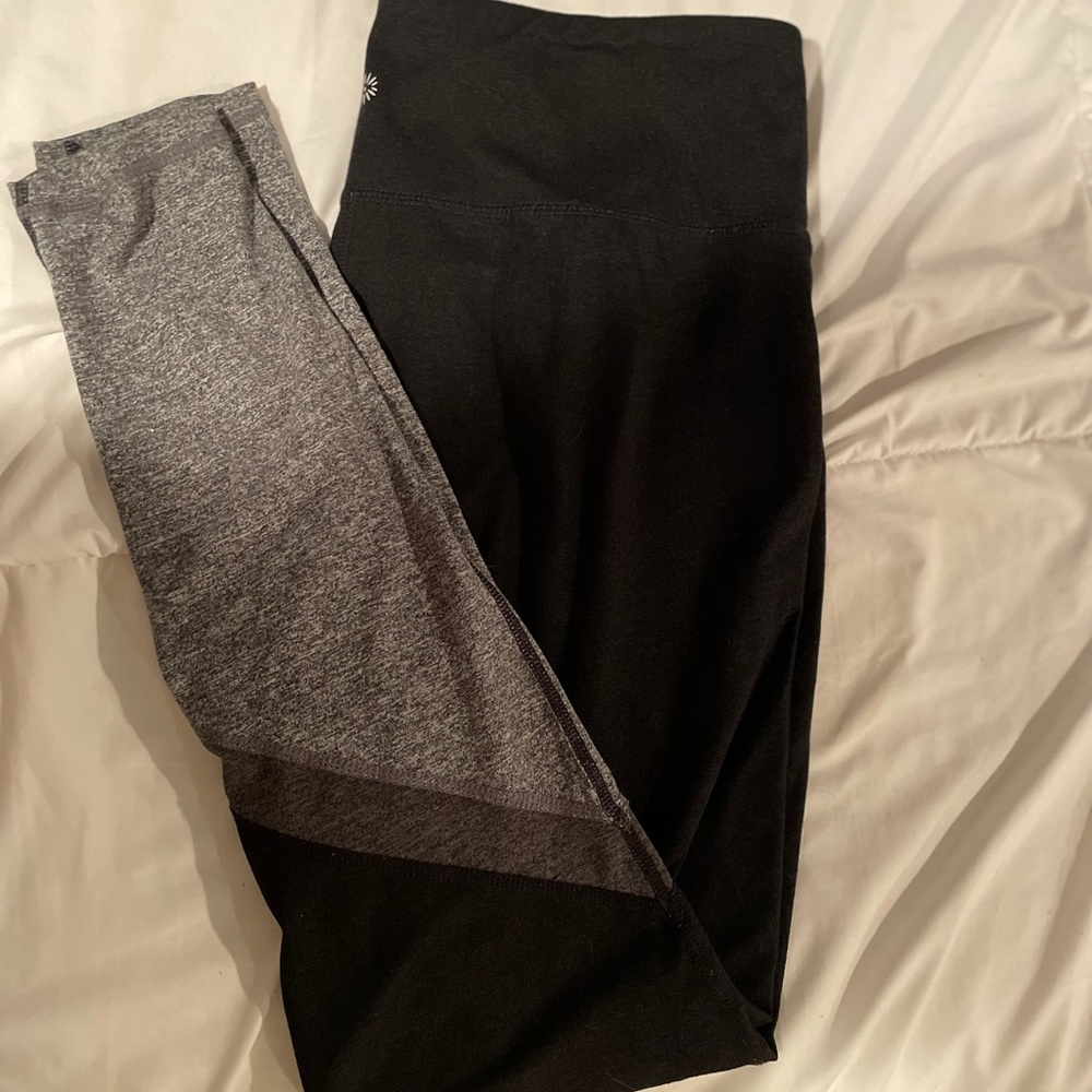 Black/Grey Color Block leggings